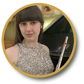 Flutist Nikka Gershman-Pepper, 2021 VSO USA Young Artist Competition Winner